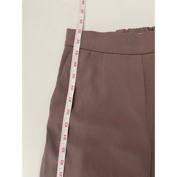 Aritzia Babaton Conan Pant Cropped Slim-Leg Trousers Shadow Mauve Size 2 - Picture 9 of 12